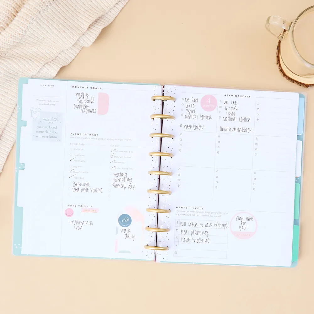 Happy Planner Hello Little One agenda bébé Classic non daté