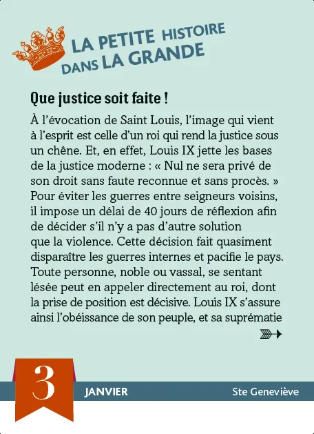 Frigobloc Mystères de l'Histoire calendrier 365 jours à bloc
