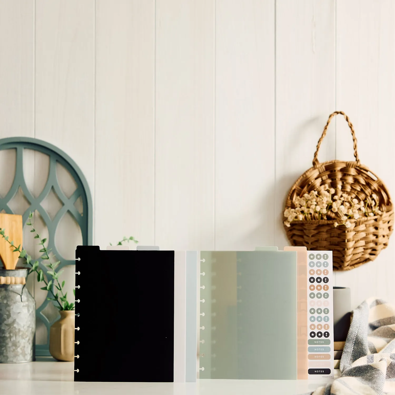 Happy Planner Neutrals intercalaires plastique Classic lot 5 neutre