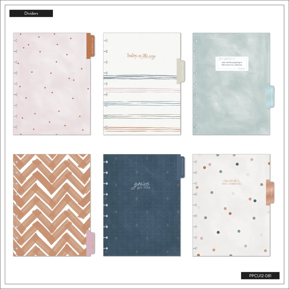 Happy Planner Baby on the Way agenda grossesse non daté 9 mois