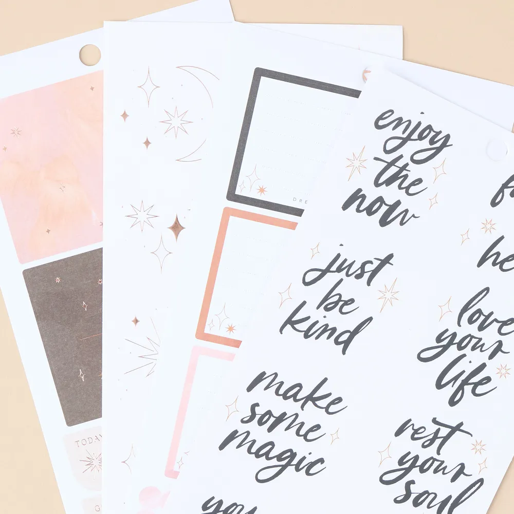Happy Planner Everyday Magic lot stickers Big céleste