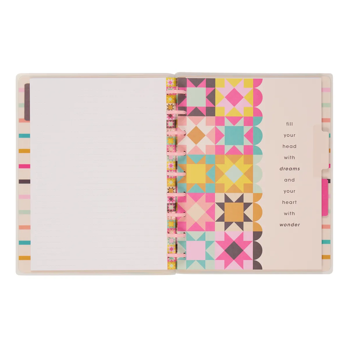 Happy Planner Happy Patchwork Classic carnet pointillés 60 feuilles