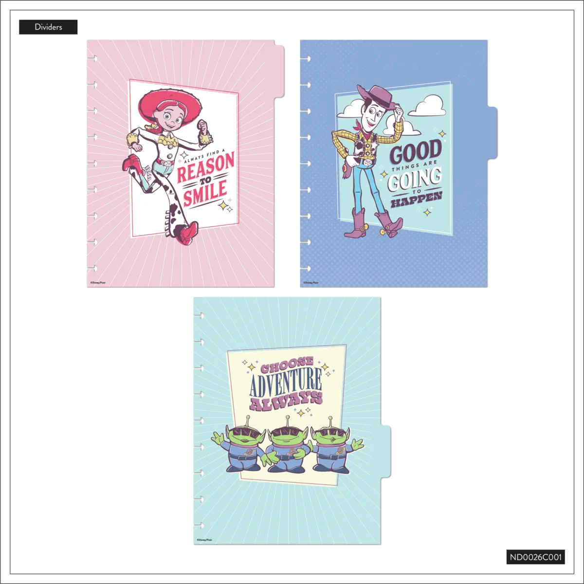 Happy Notes Toy Story carnet pointillé Classic 60 feuilles