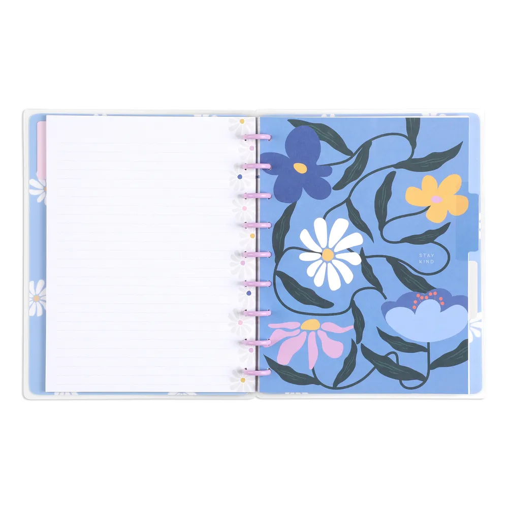 Happy Planner Fun Fleurs carnet pointillé Classic 60 feuilles