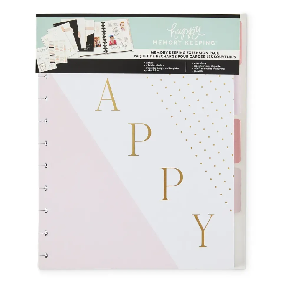 Happy Memory Keeping Love This Moment recharge Big journal