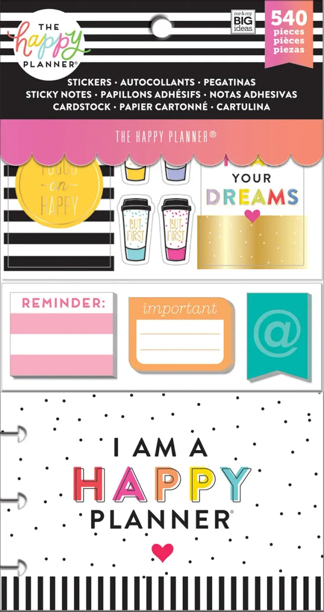 Happy Planner Multi Accessory stickers notes 3 en 1