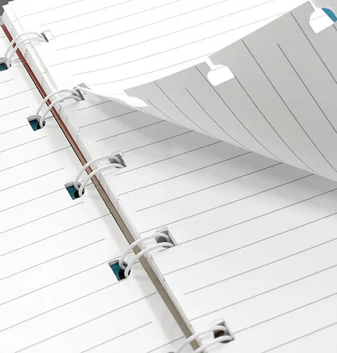 Filofax Classic carnet A5 spirale ligné simili cuir
