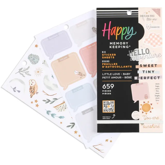 Happy Planner Little Love Baby stickers Big 659 pcs
