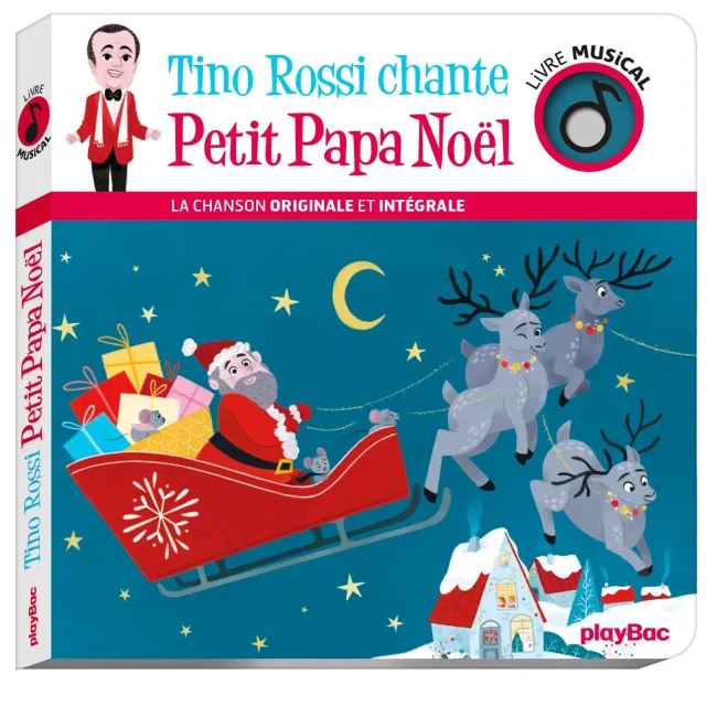 Frigobloc Tino Rossi livre musical Petit Papa Noël bébé
