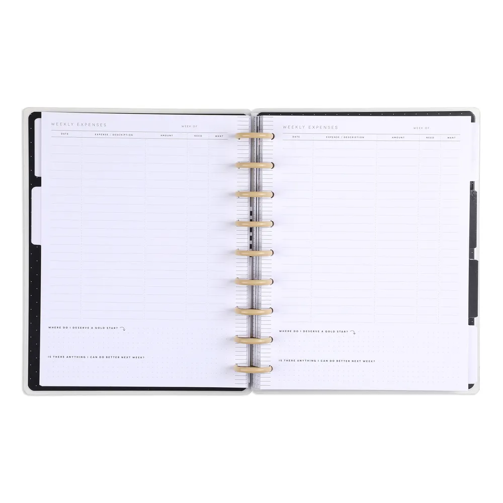 Happy Planner Hello Savings agenda budget Classic 12 mois non daté