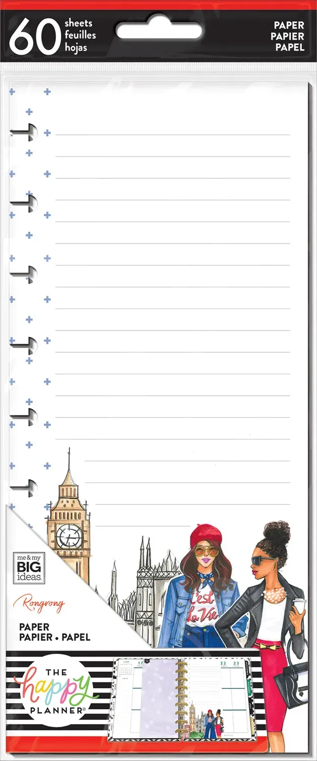 Happy Planner Rongrong papier notes Classic 60 feuilles ligné