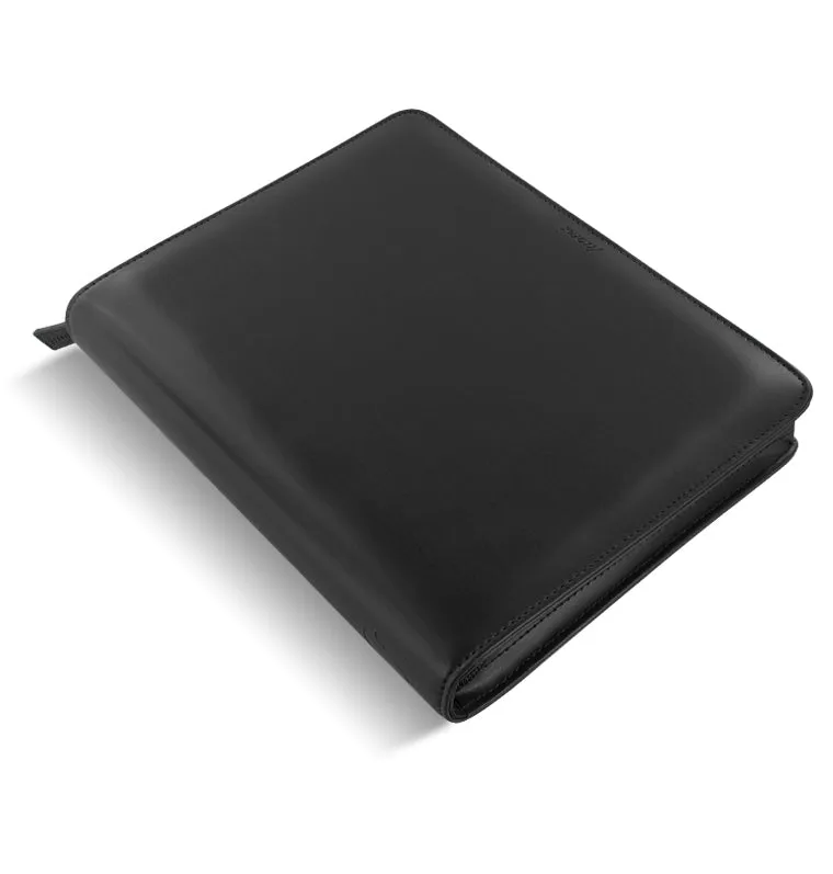Filofax Metropol A5 organiseur zippé noir simili cuir