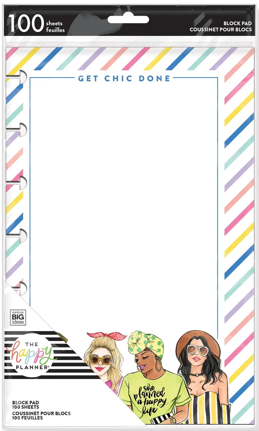 Happy Planner Rongrong Boss Babe bloc papier mini 100 feuilles