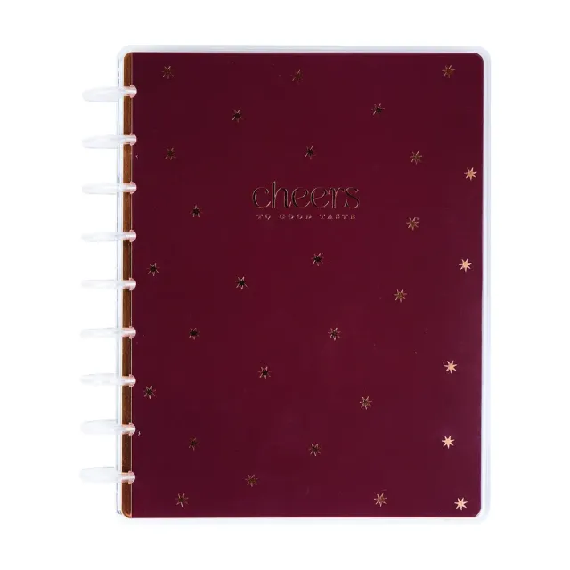 Happy Planner Wine Spirits carnet classic dégustation 80 feuilles