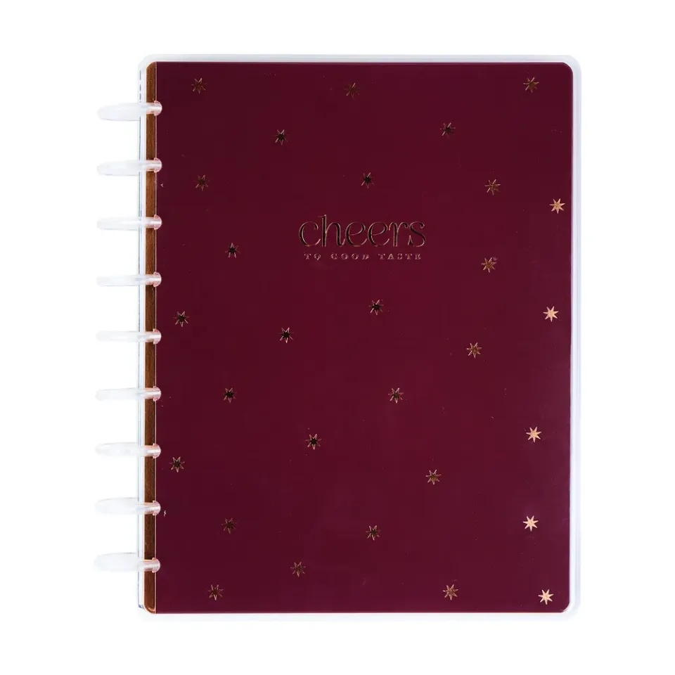 Happy Planner Wine Spirits carnet classic dégustation 80 feuilles