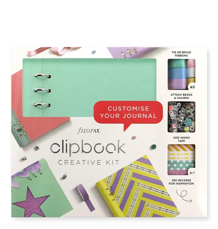 Filofax Clipbook A5 kit créatif jaune