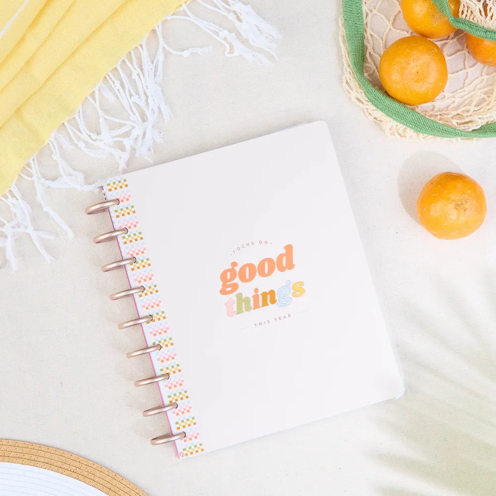 Happy Planner Simple Joys agenda classic vertical non daté 12 mois
