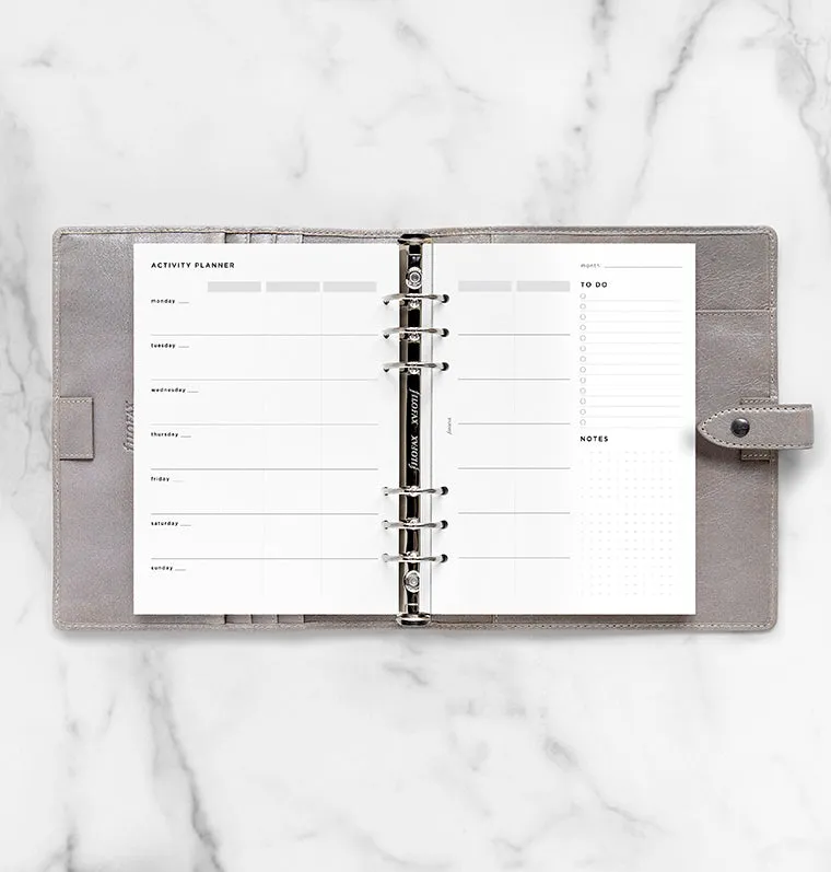Filofax Classic Activity Planner recharge A5 minimal