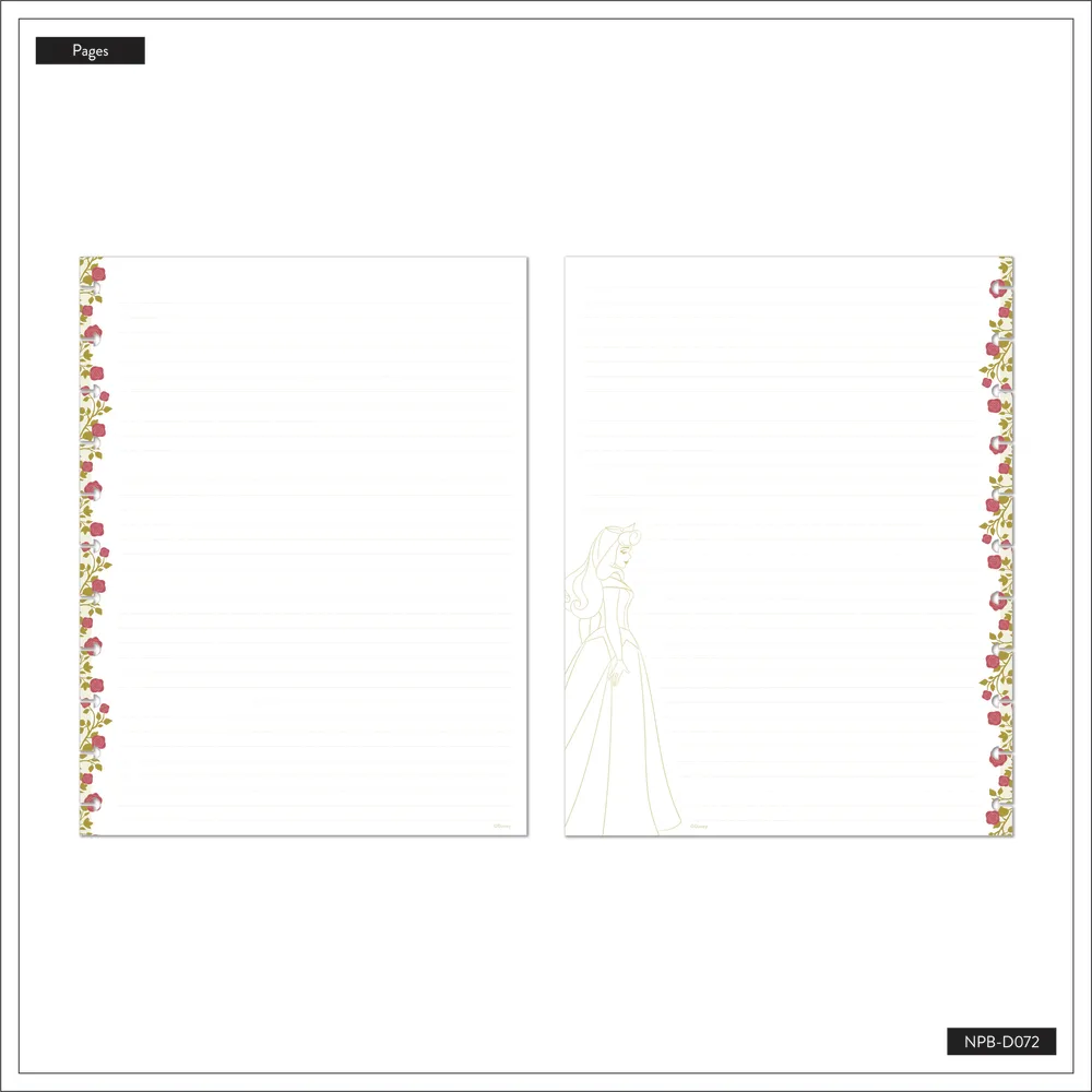 Happy Planner Disney Sleeping Beauty carnet pointillé Big 60 feuilles