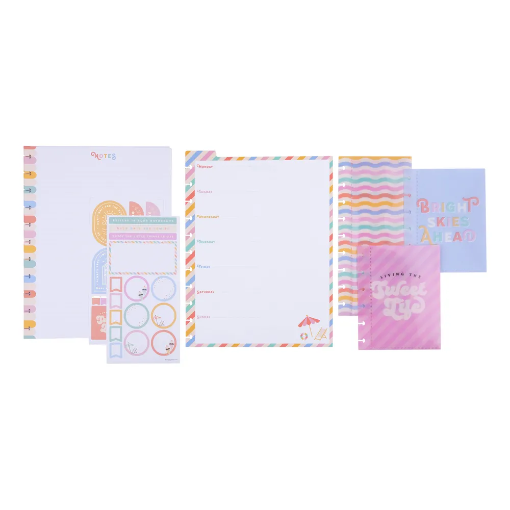 Happy Planner Boardwalk Ice Cream kit planner Big