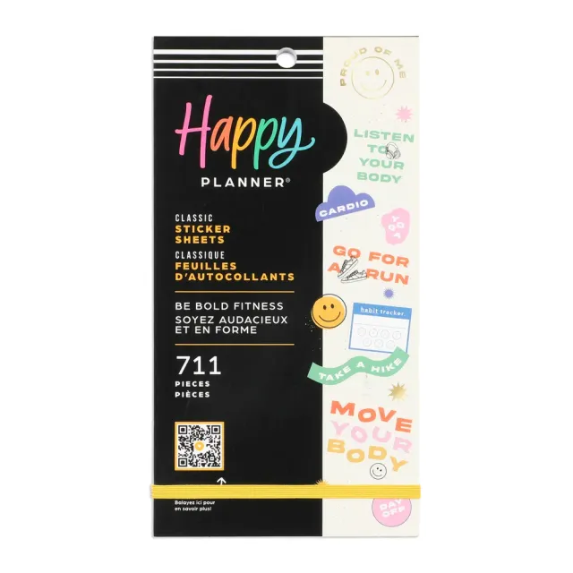 Happy Planner Be Bold Fitness stickers fitness 771 stickers