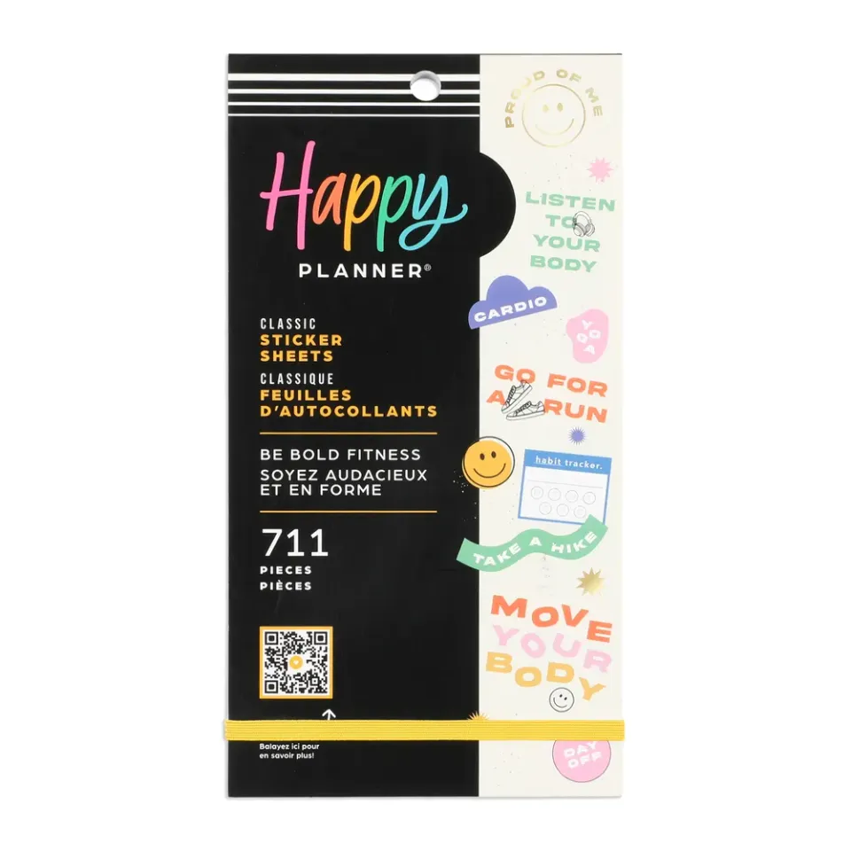 Happy Planner Be Bold Fitness stickers fitness 771 stickers