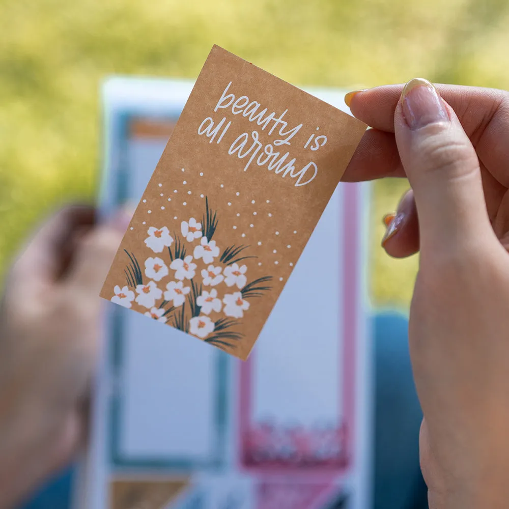 Happy Planner Teeny Florals Big stickers 436 doré floral