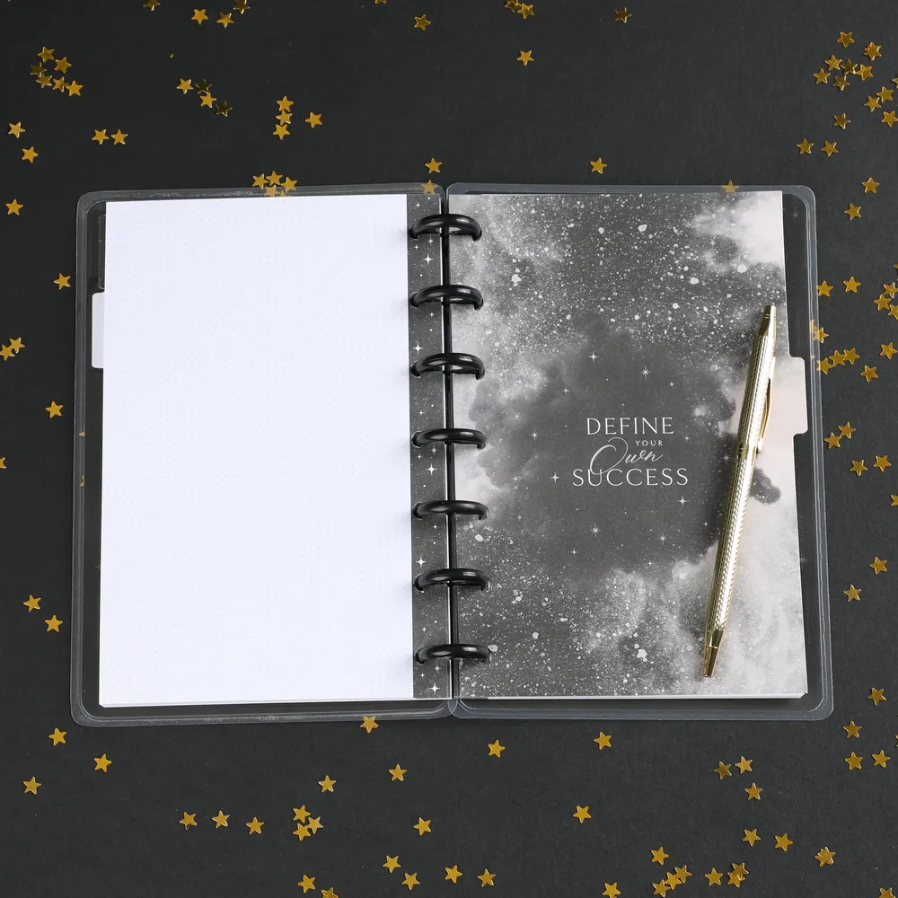 Happy Planner Celestial Elegance Mini carnet pointillé 60 feuilles