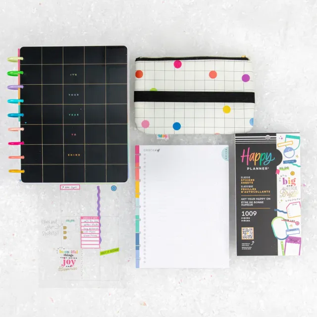 Happy Planner Classic coffret démarrage vertical non daté
