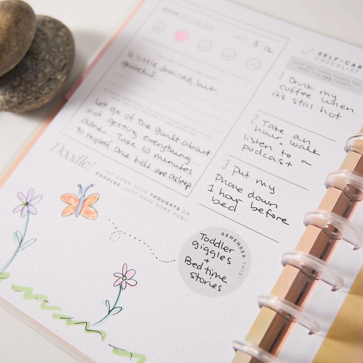 Happy Planner Rise & Align Reflect journal guidé Classic 160 pages