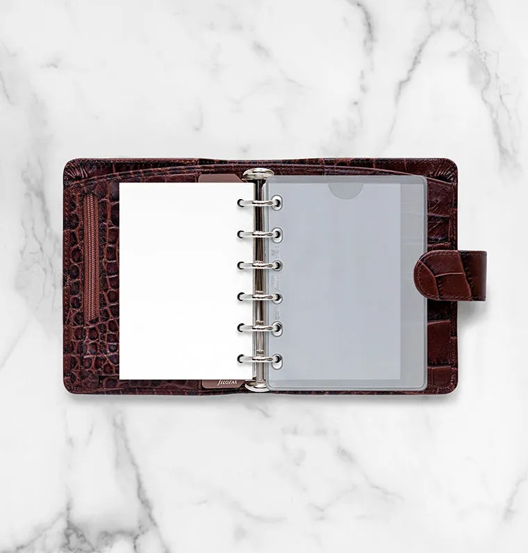 Filofax Classic pochette transparente Pocket ouverture haute