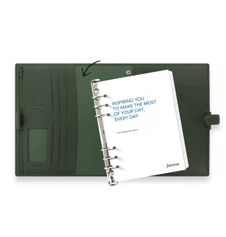 Filofax Finsbury Organiseur A5 cuir woodland