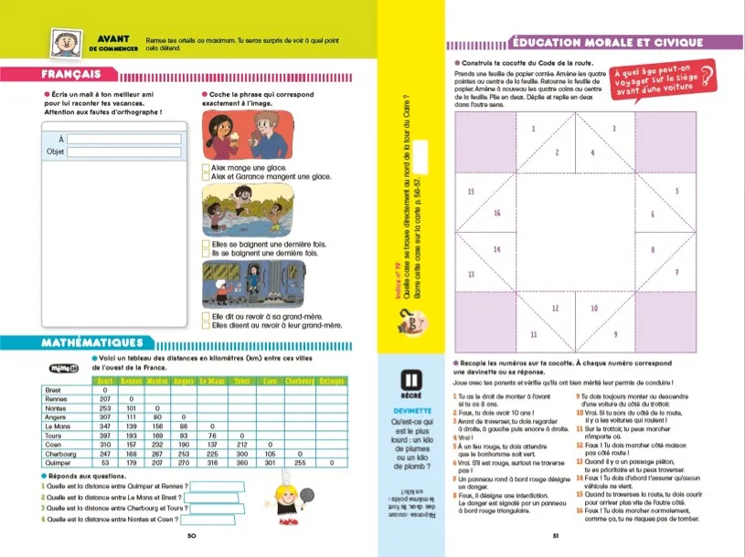 Les Incollables CE2-CM1 cahier de vacances 2019 toutes matières