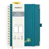 Poprun WH145P journal uni spirale vert pacifique 128 pages