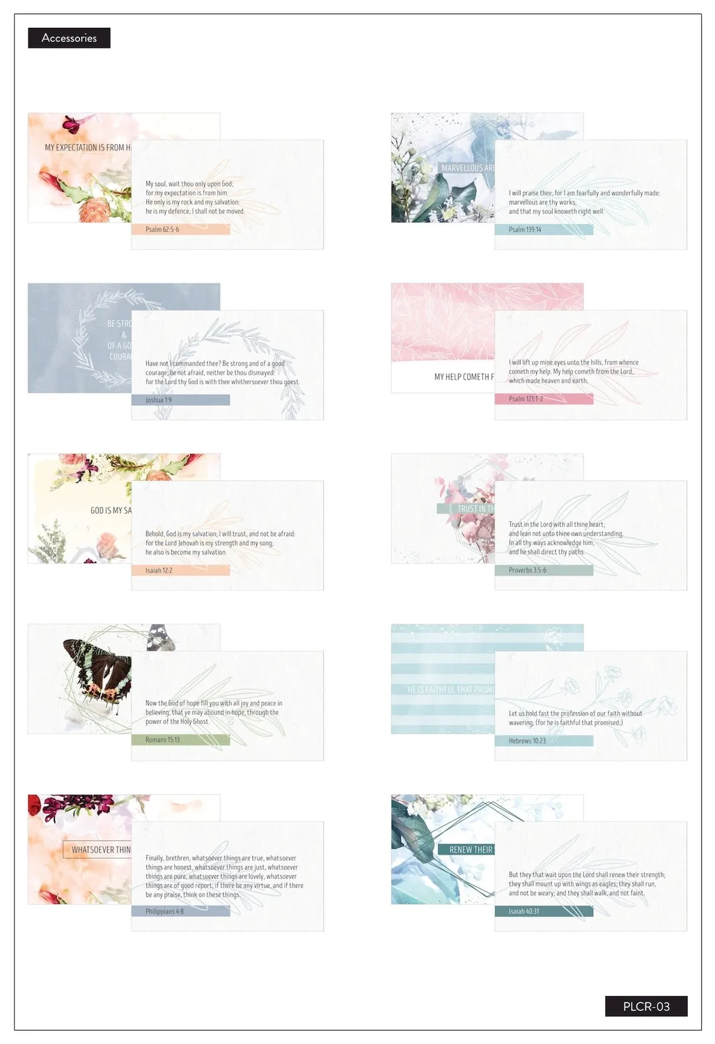 Me & my big ideas Happy Planner Faith compagnon Classic 130 pièces