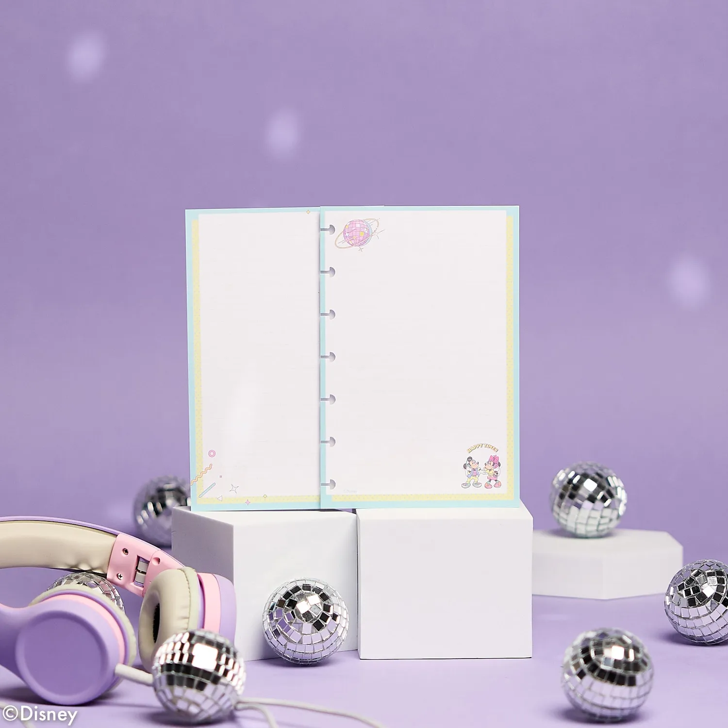 Happy Planner Mickey Retro recharge Mini lignée 40