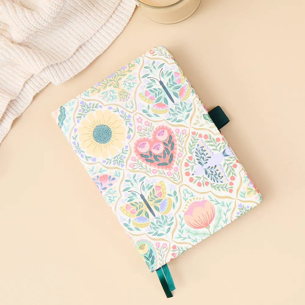Happy Planner Folk & Flora carnet pointillé 80 feuilles épais