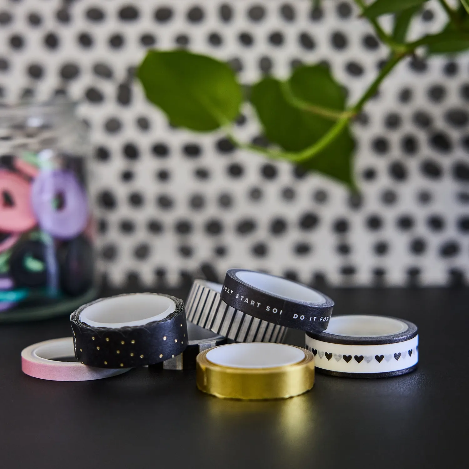 Happy Planner Love Washi Tape masking tape doré x7