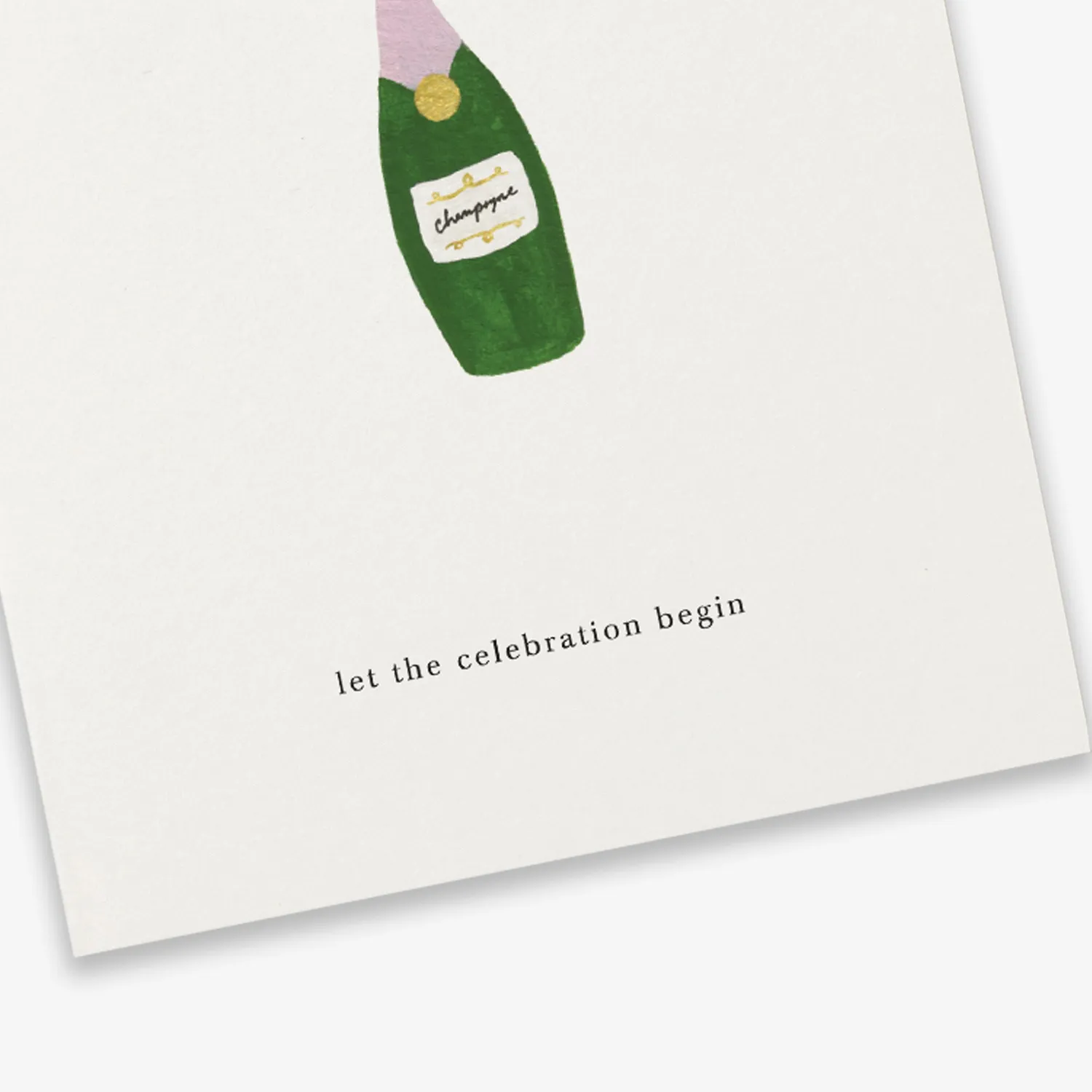 Kartotek Champagne carte félicitations célébration