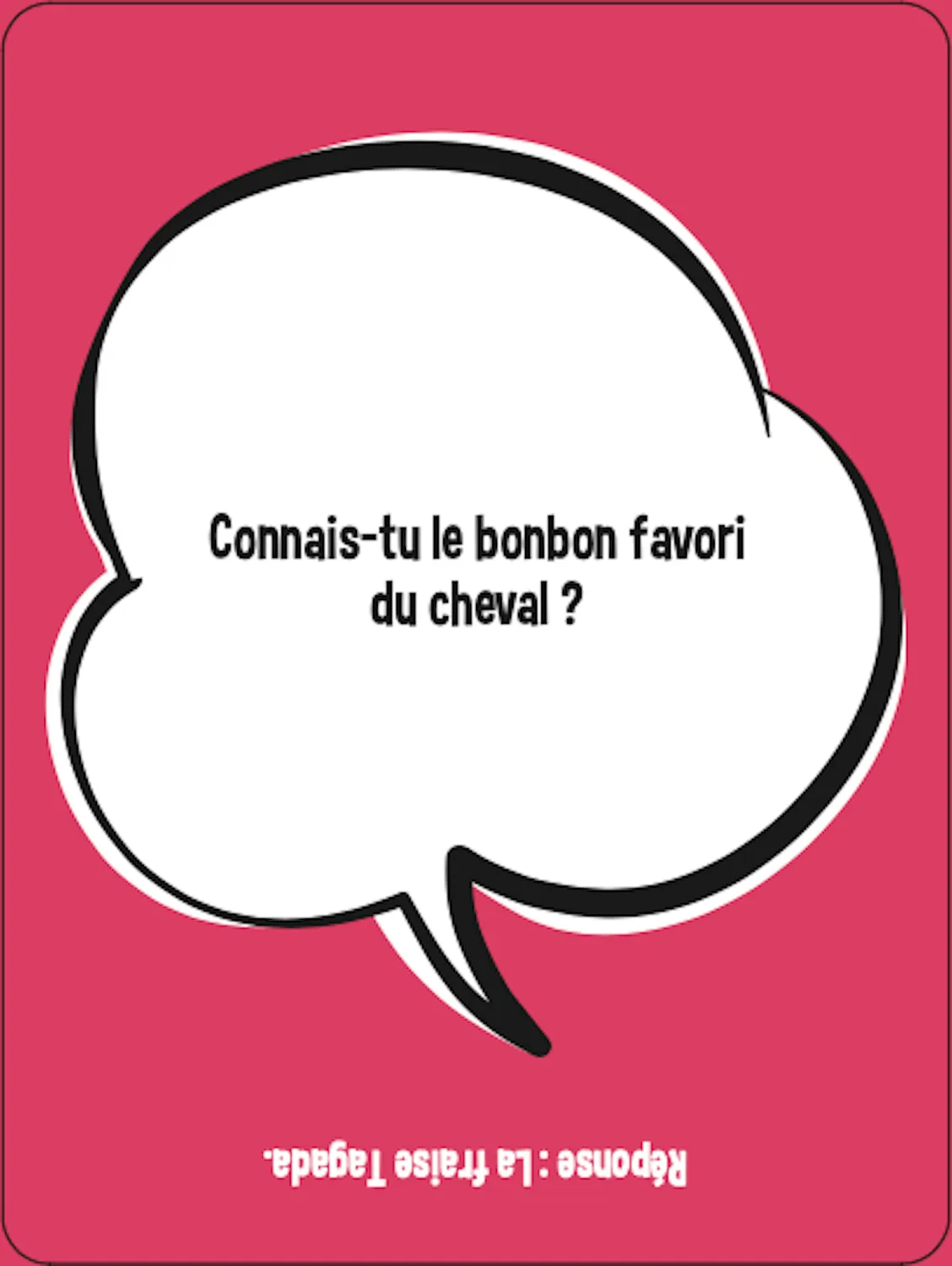 Frigobloc Toto boîte quiz jeu blagues poilantes enfant