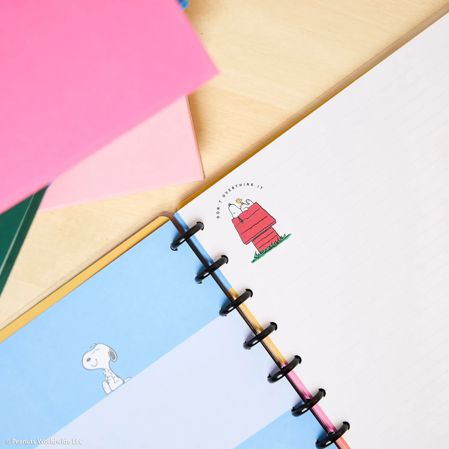 Happy Planner Peanuts carnet pointillé Big 60 feuilles Snoopy
