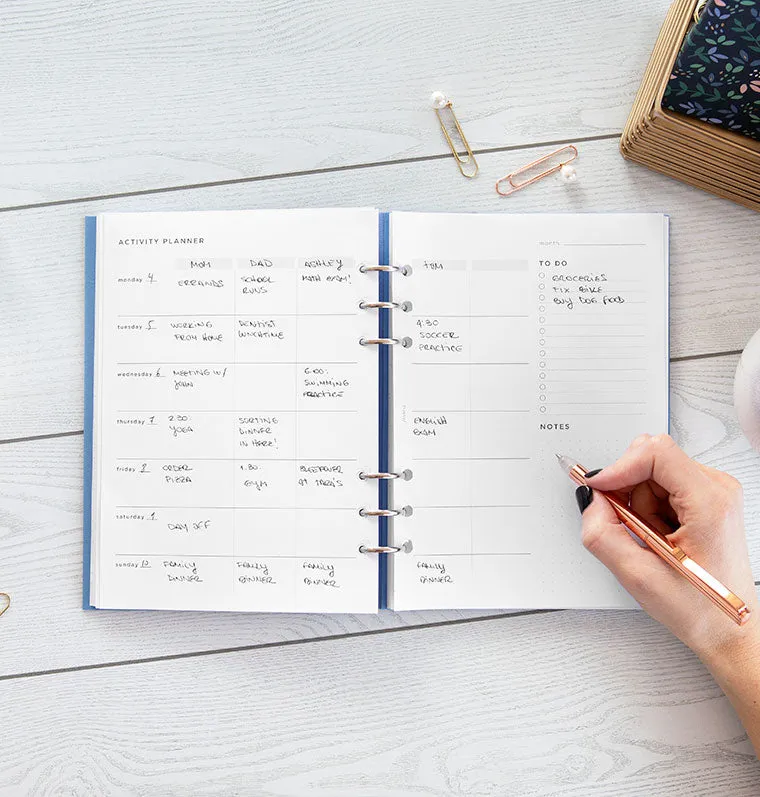 Filofax Classic Activity Planner recharge A5 minimal