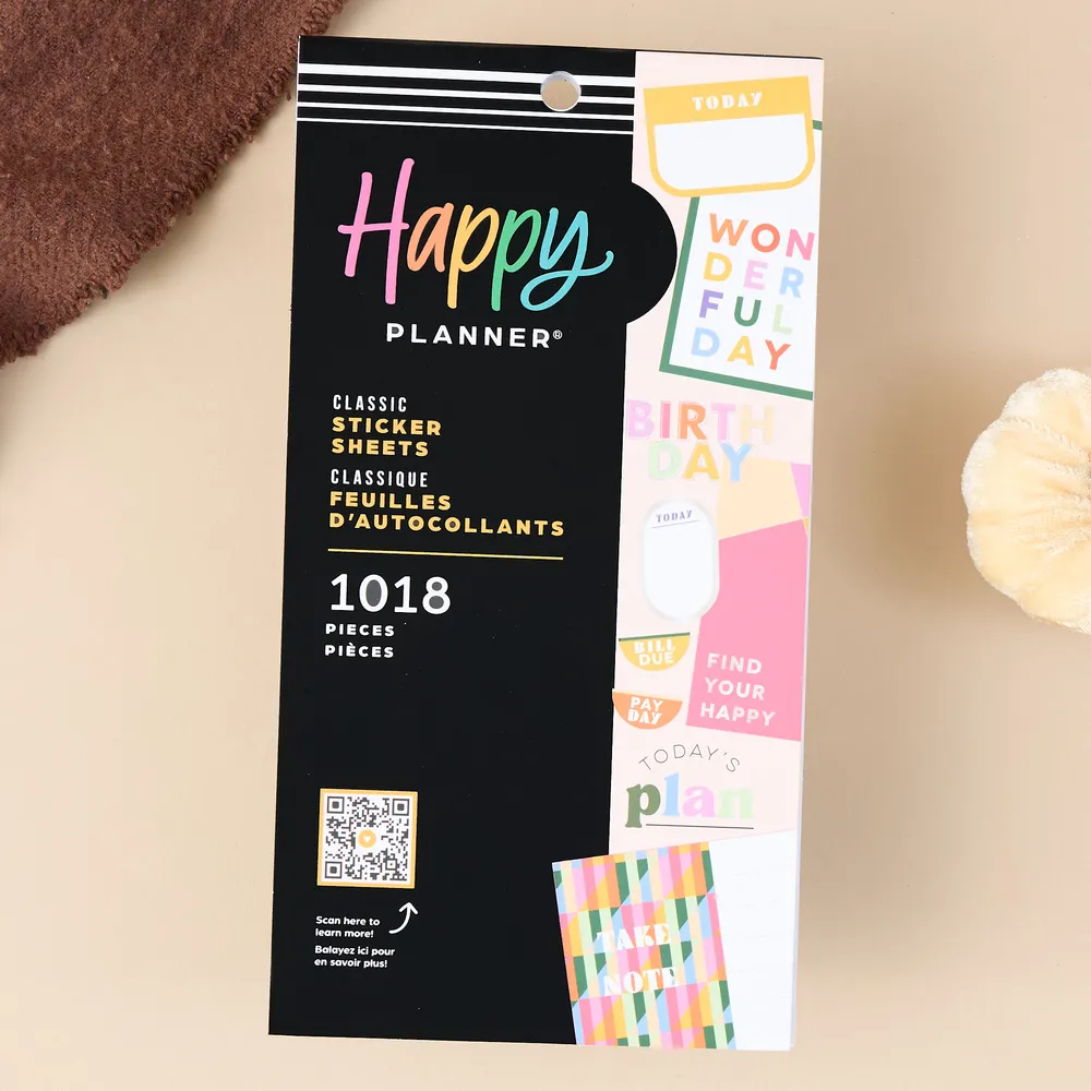 Happy Planner Building Blocks stickers lot 30 planches