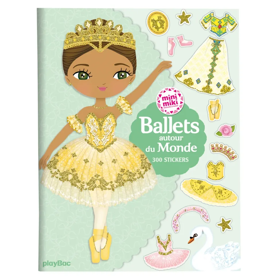 Frigobloc Minimiki Ballets autour du monde stickers 300 stickers