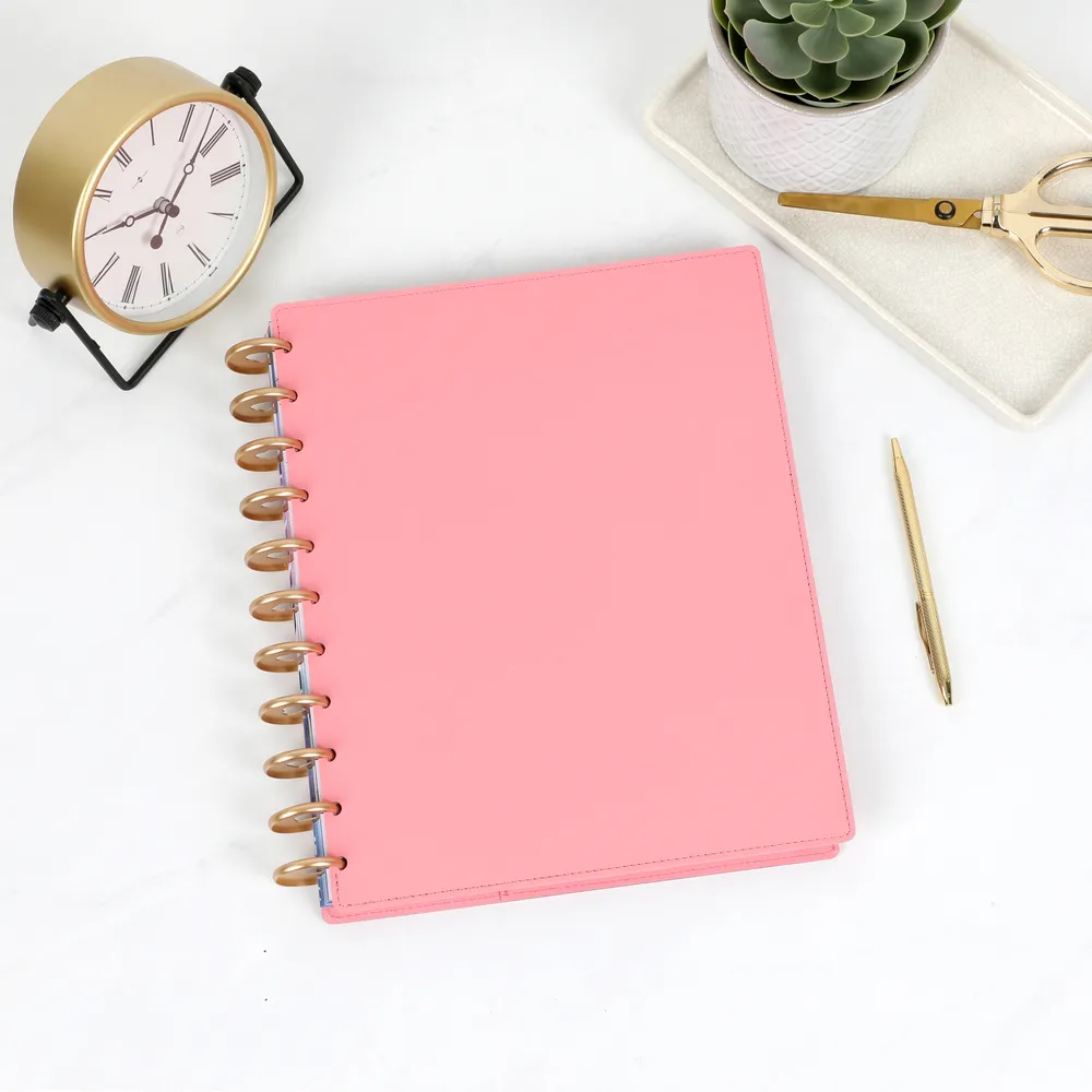 Happy Planner Deluxe couverture Big Bubblegum simili cuir