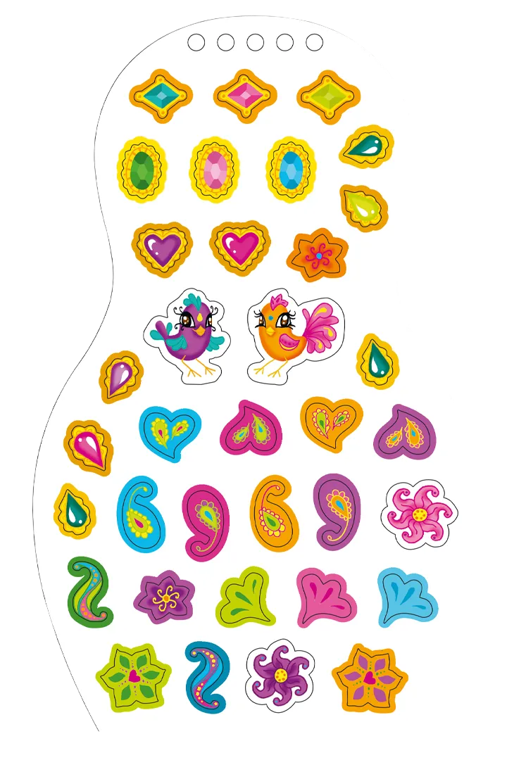 Minimiki Ashna en Inde carnet créatif poupées stickers