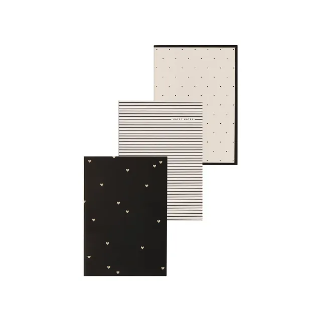 Happy Planner Love L+S carnets A5 pointillés lot de 3
