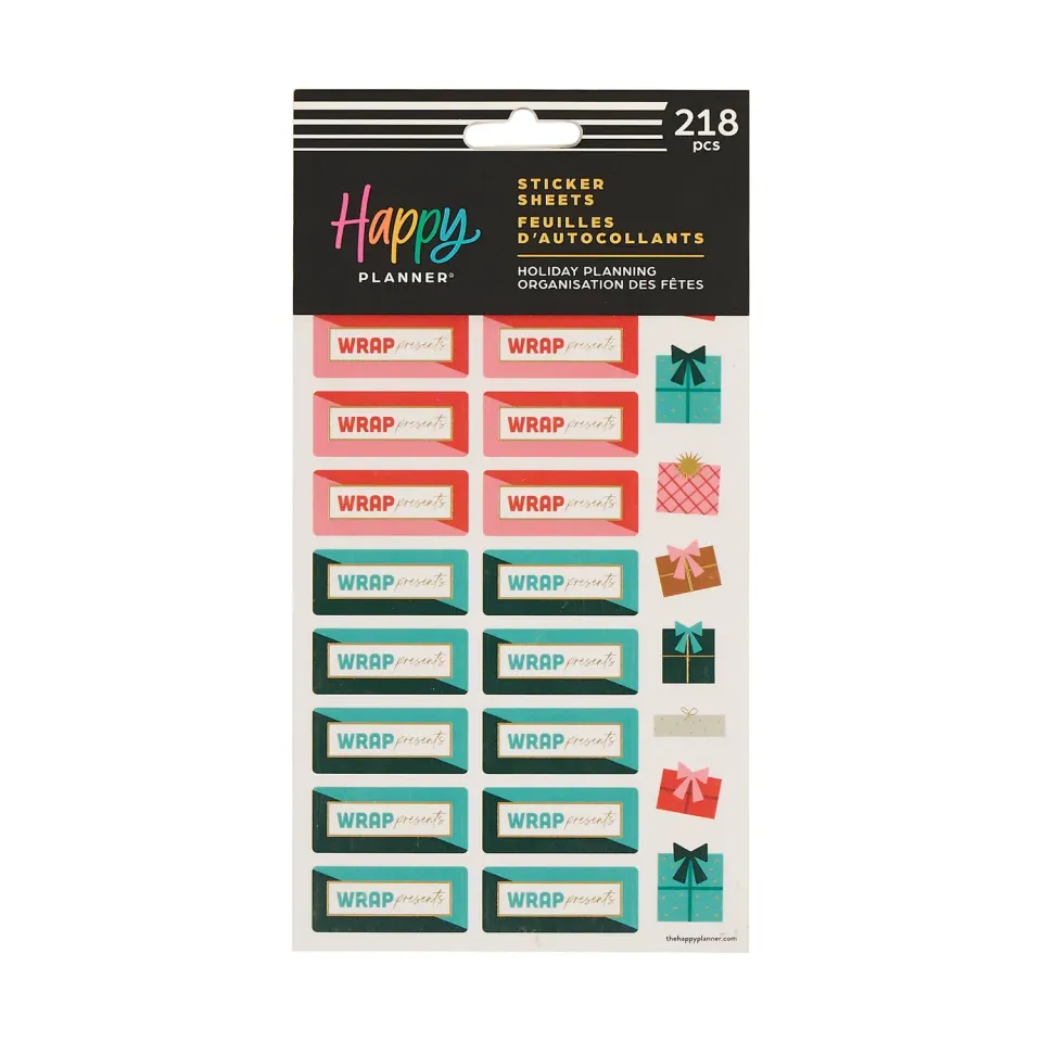 Me & my big ideas Holiday Planning stickers 10 feuilles fêtes