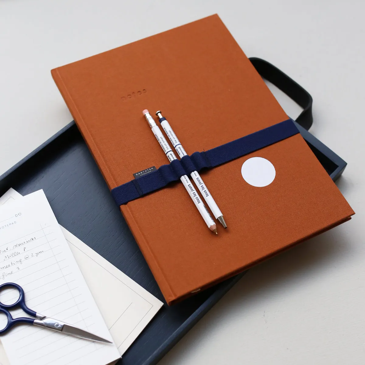 Kartotek Hardcover Notebook A4 carnet ocre ligné