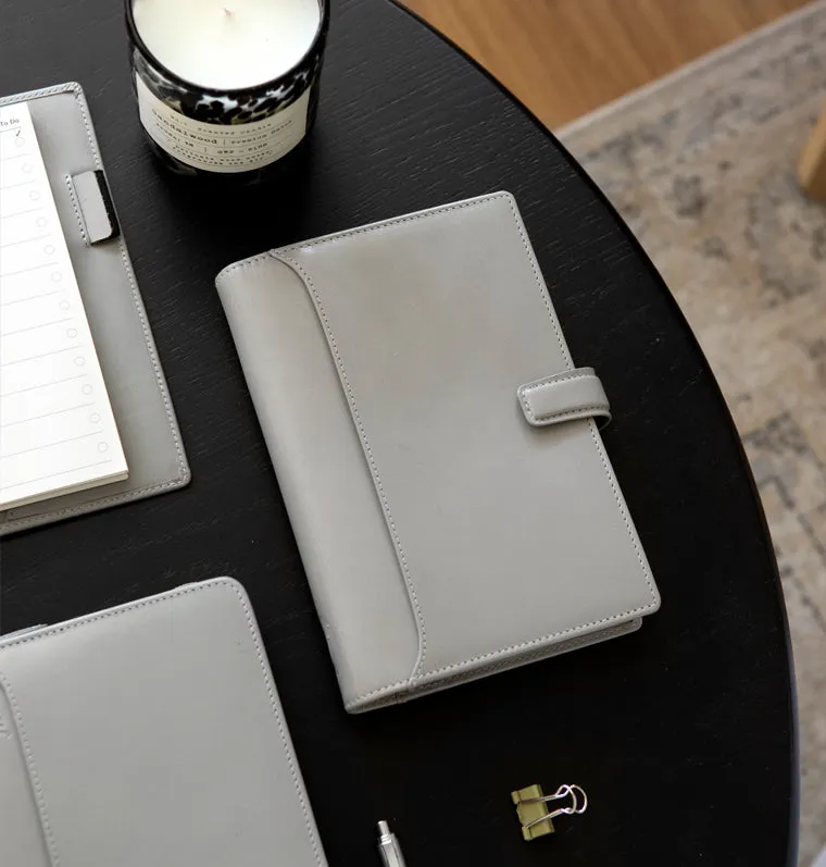 Filofax Lockwood Personal organiseur cuir gris